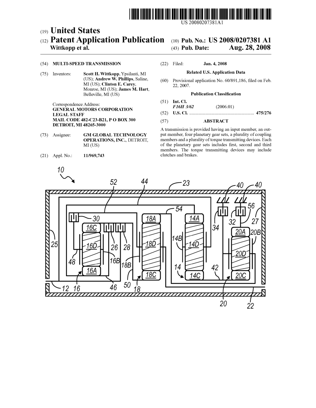 MULTI-SPEED TRANSMISSION - diagram, schematic, and image 01