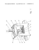 Tool magazine for a machine tool diagram and image