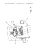 Tool magazine for a machine tool diagram and image