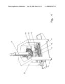 Tool magazine for a machine tool diagram and image