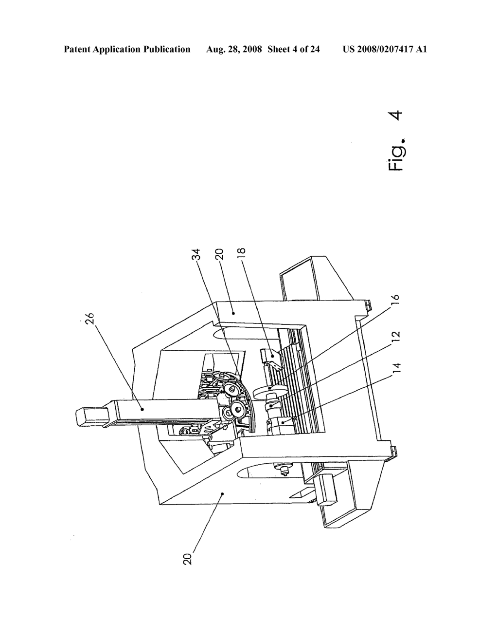 Tool magazine for a machine tool - diagram, schematic, and image 05