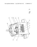 Tool magazine for a machine tool diagram and image