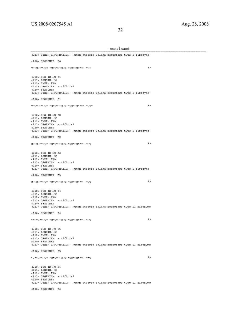 Methods and Compositions for Treating 5Alpha-Reductase Type 1 and Type 2 Dependent Conditions - diagram, schematic, and image 40