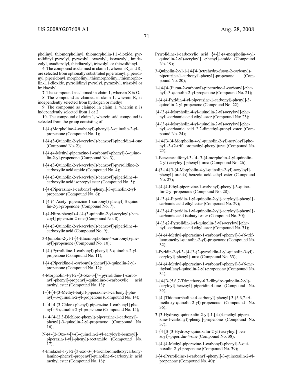 2-Propene-1-Ones As Hsp 70 Inducers - diagram, schematic, and image 72