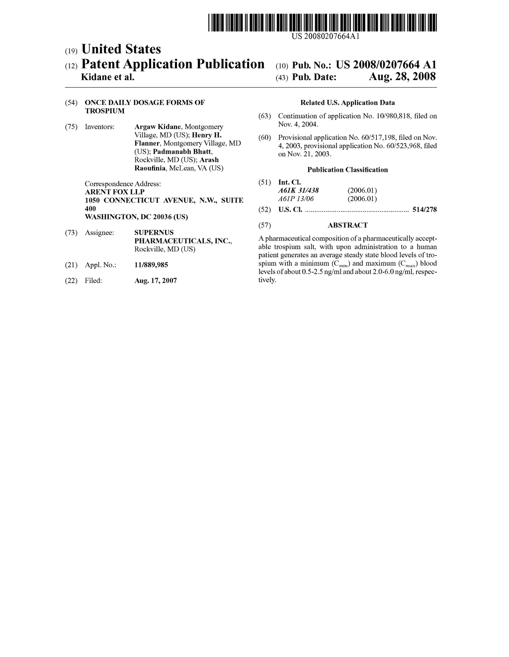 Once daily dosage forms of trospium - diagram, schematic, and image 01