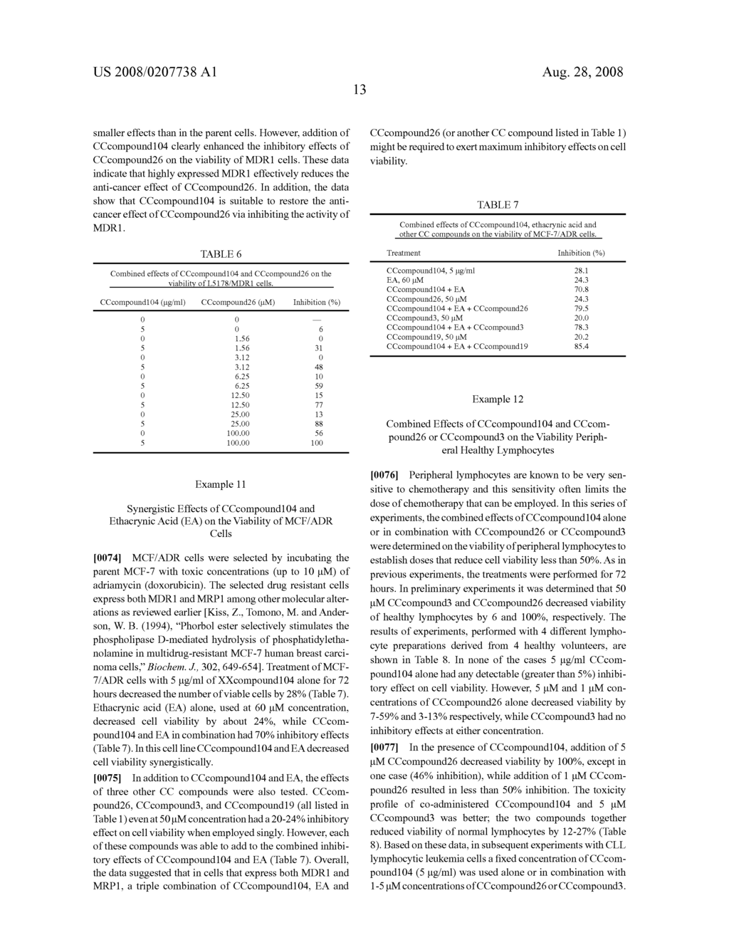 DRUG COMBINATIONS TO TREAT DRUG RESISTANT TUMORS - diagram, schematic, and image 14