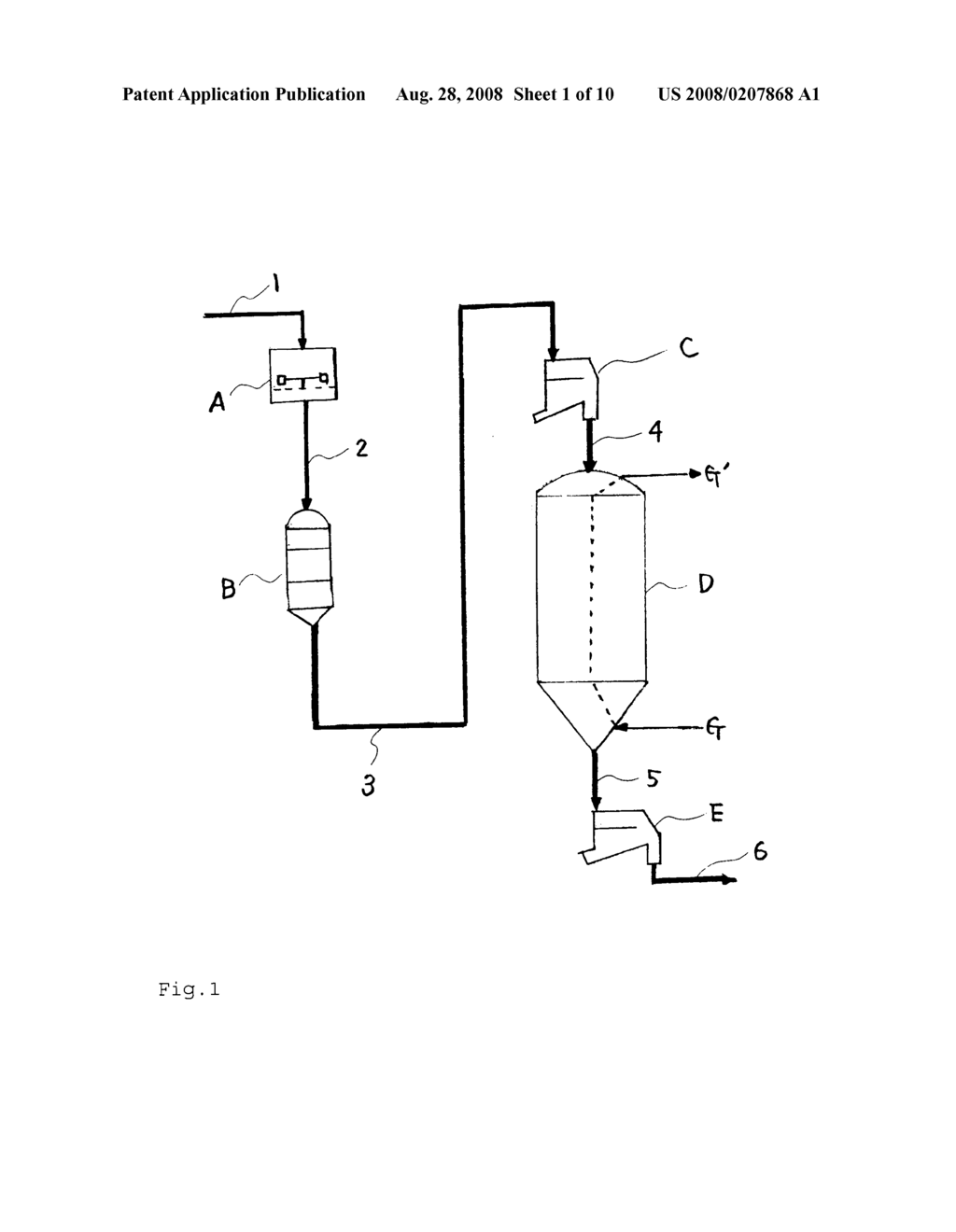 Apparatus for Heat Treatment of Polyester Particle and Method of Multistage Solid-Phase Polycondensation of Polyester Particle - diagram, schematic, and image 02