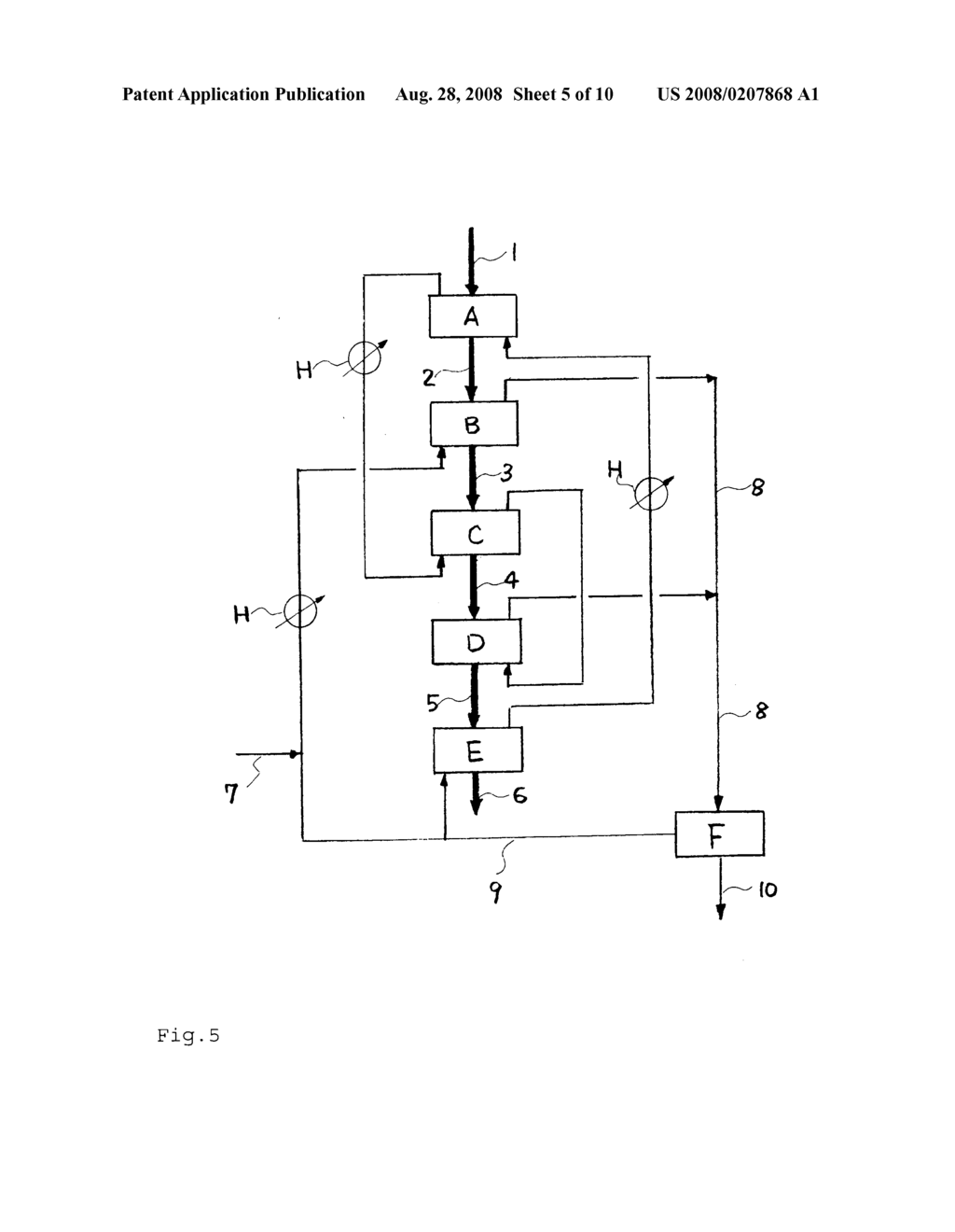 Apparatus for Heat Treatment of Polyester Particle and Method of Multistage Solid-Phase Polycondensation of Polyester Particle - diagram, schematic, and image 06