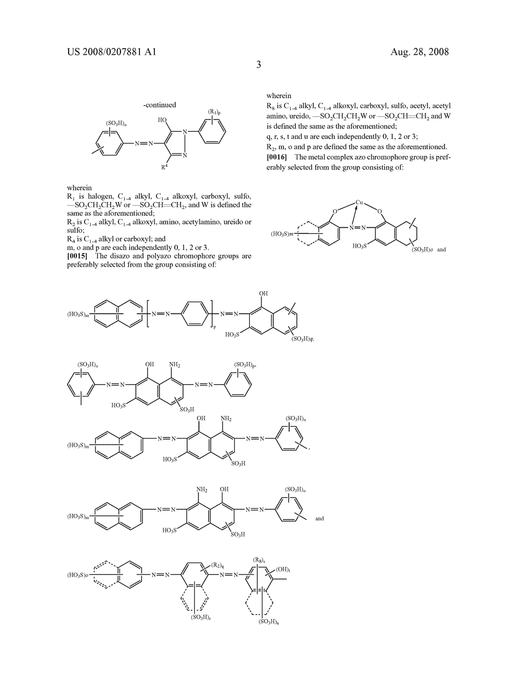 Reactive dyes containing an alkylthio-s-triazinyl reactive group - diagram, schematic, and image 04