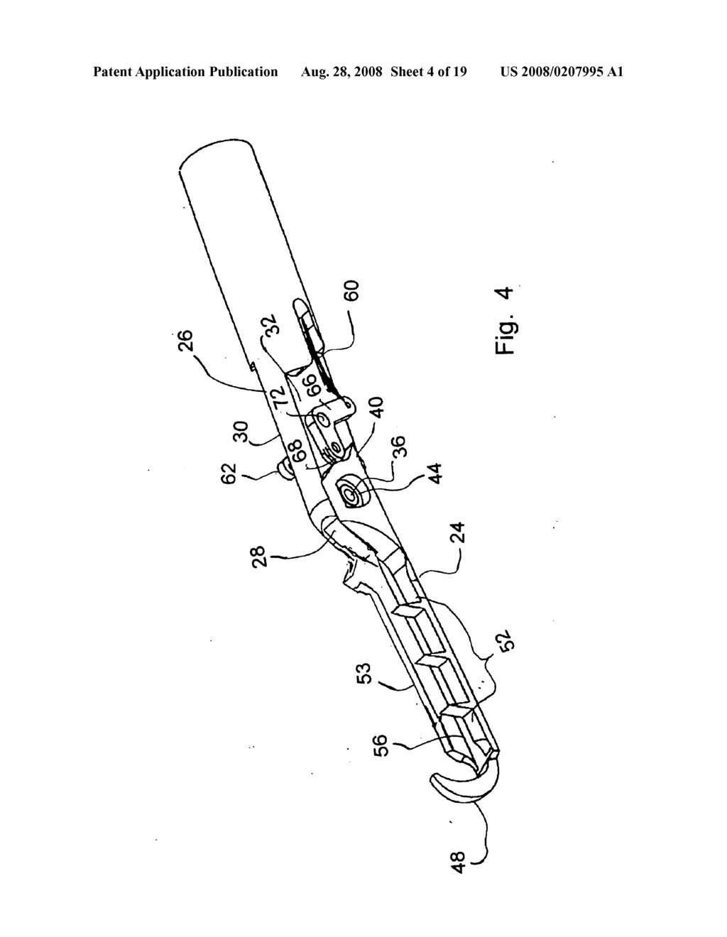 Surgical clip application assembly - diagram, schematic, and image 05