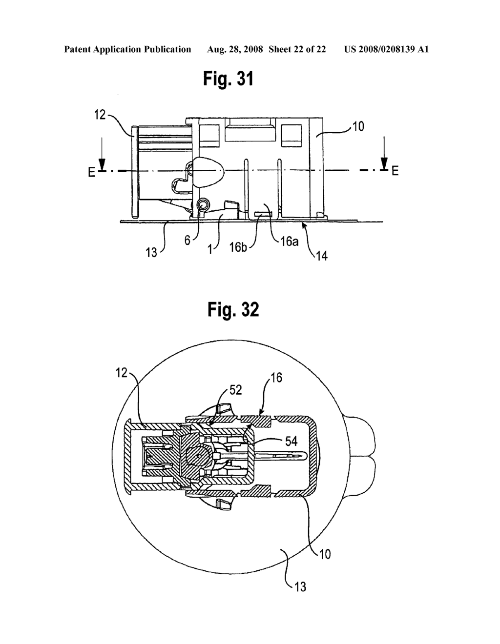 INSERTION HEAD WITH A NEEDLE PROTECTION IN ITS HANDLE - diagram, schematic, and image 23