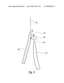 Apparatus and method for implantation of a bifurcated endovascular prosthesis diagram and image