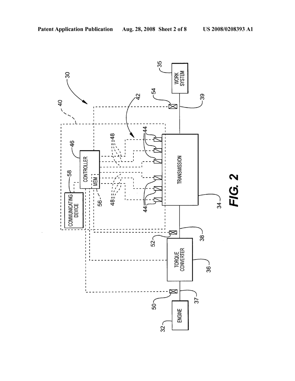 Method of controlling a vehicle based on operation characteristics - diagram, schematic, and image 03