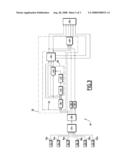 System for Determining Inflating Pressures of Tyres Mounted on a Motor Vehicle Front and Rear Wheels diagram and image