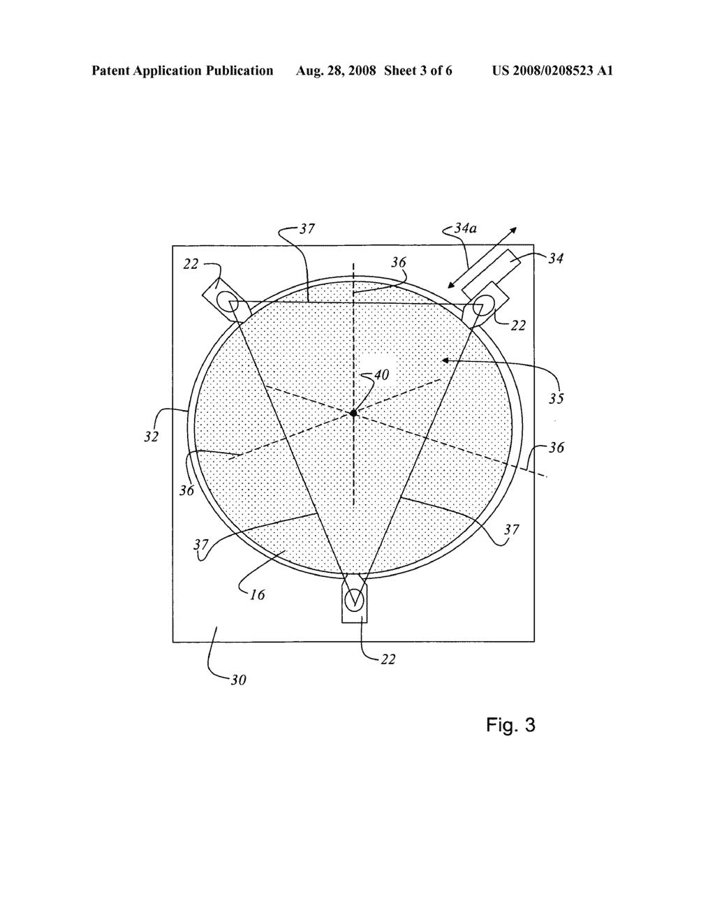 Method of determining geometric parameters of a wafer - diagram, schematic, and image 04