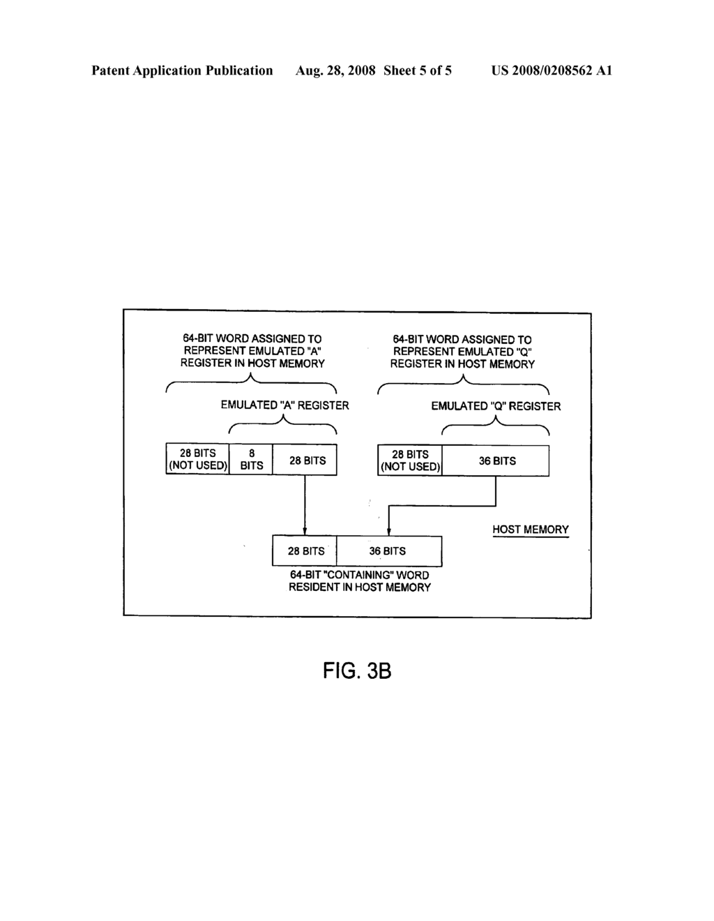 Instructions providing new functionality for utilization by a target system program of host system container words during computer system emulation with host word size larger than that of the emulated machine - diagram, schematic, and image 06