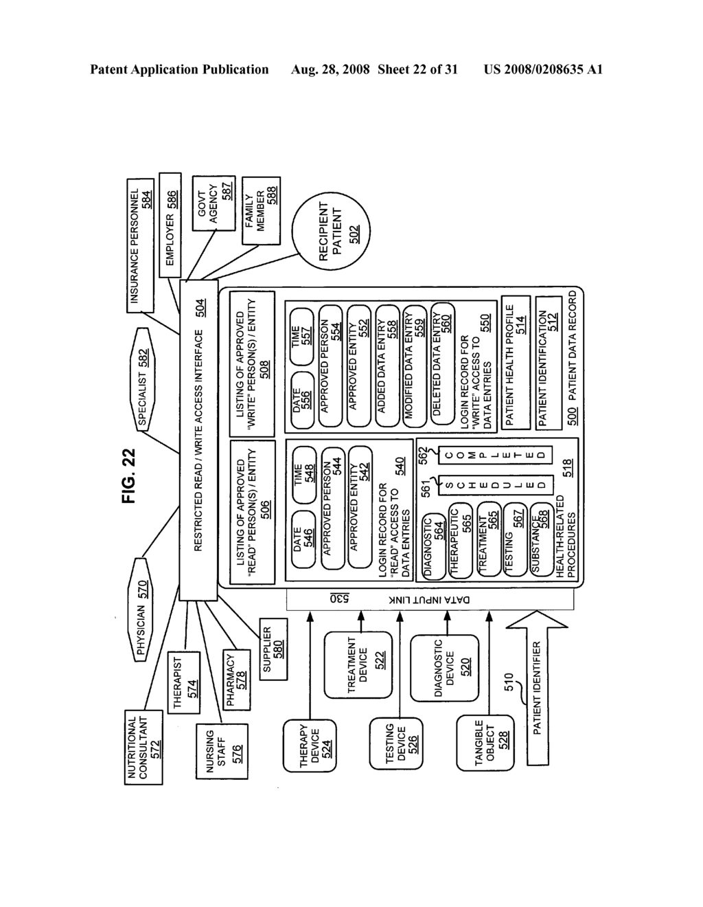 Data maintenance via patient monitoring technique - diagram, schematic, and image 23