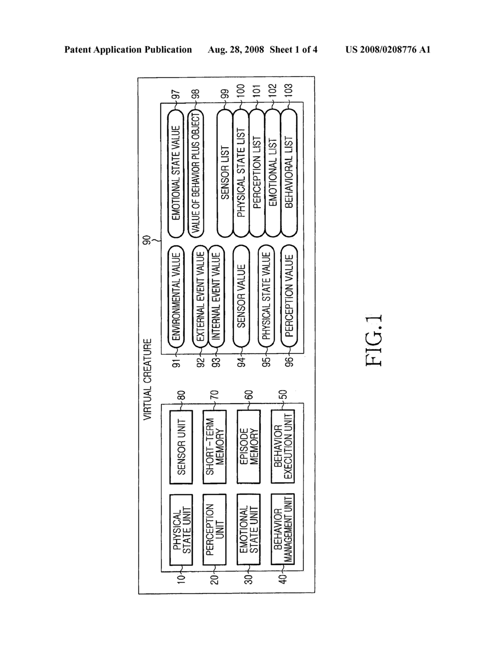 METHOD AND APPARATUS FOR LEARNING BEHAVIOR IN SOFTWARE ROBOT - diagram, schematic, and image 02