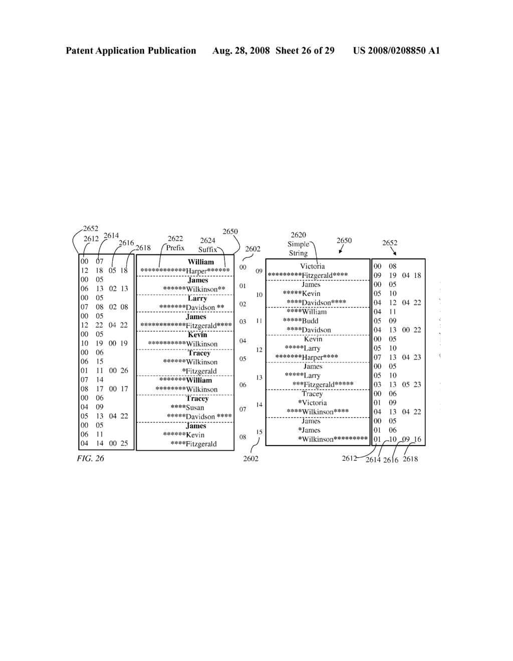 FAST IDENTIFICATION OF COMPLEX STRINGS IN A DATA STREAM - diagram, schematic, and image 27