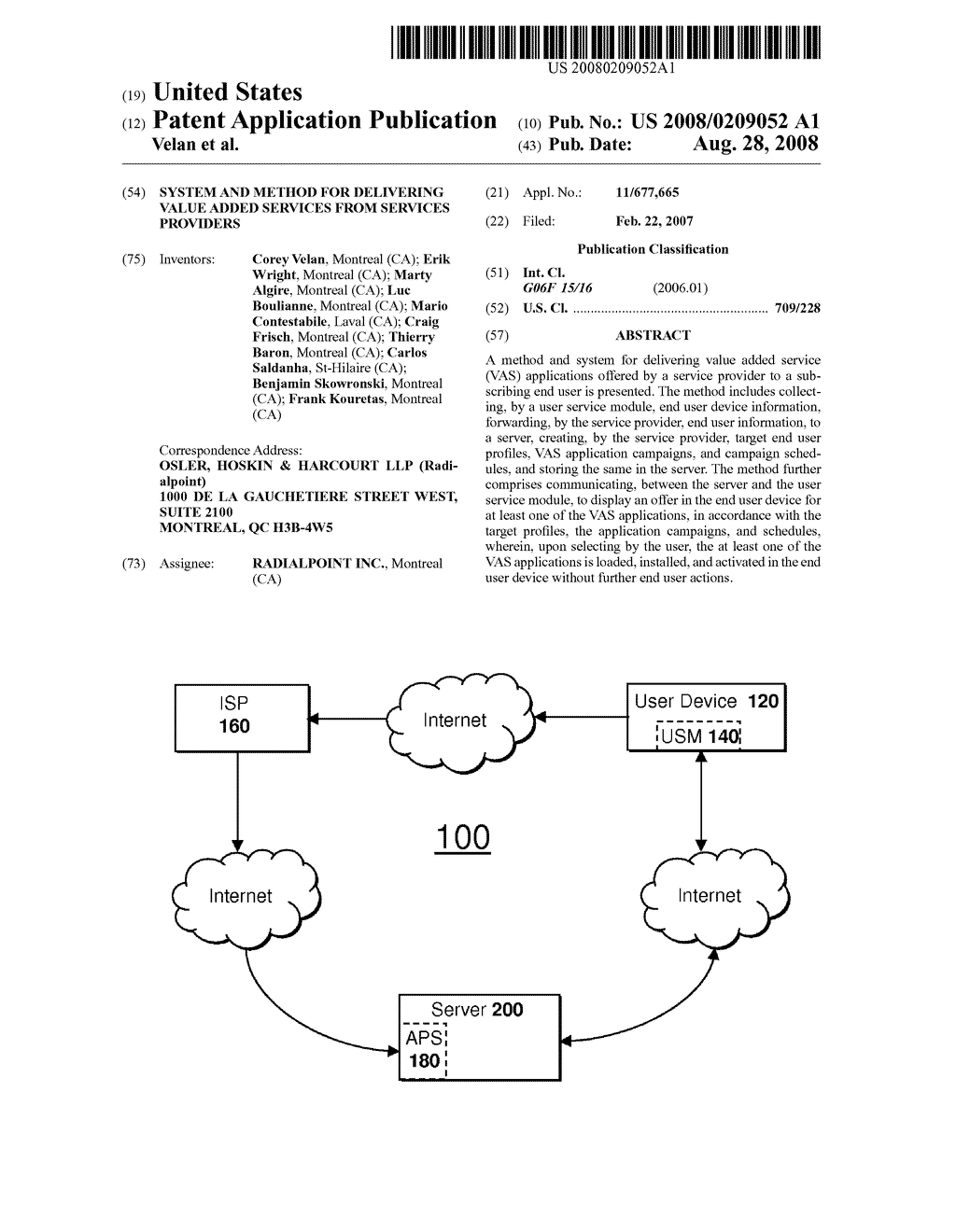 System and Method for Delivering Value Added Services from Services Providers - diagram, schematic, and image 01