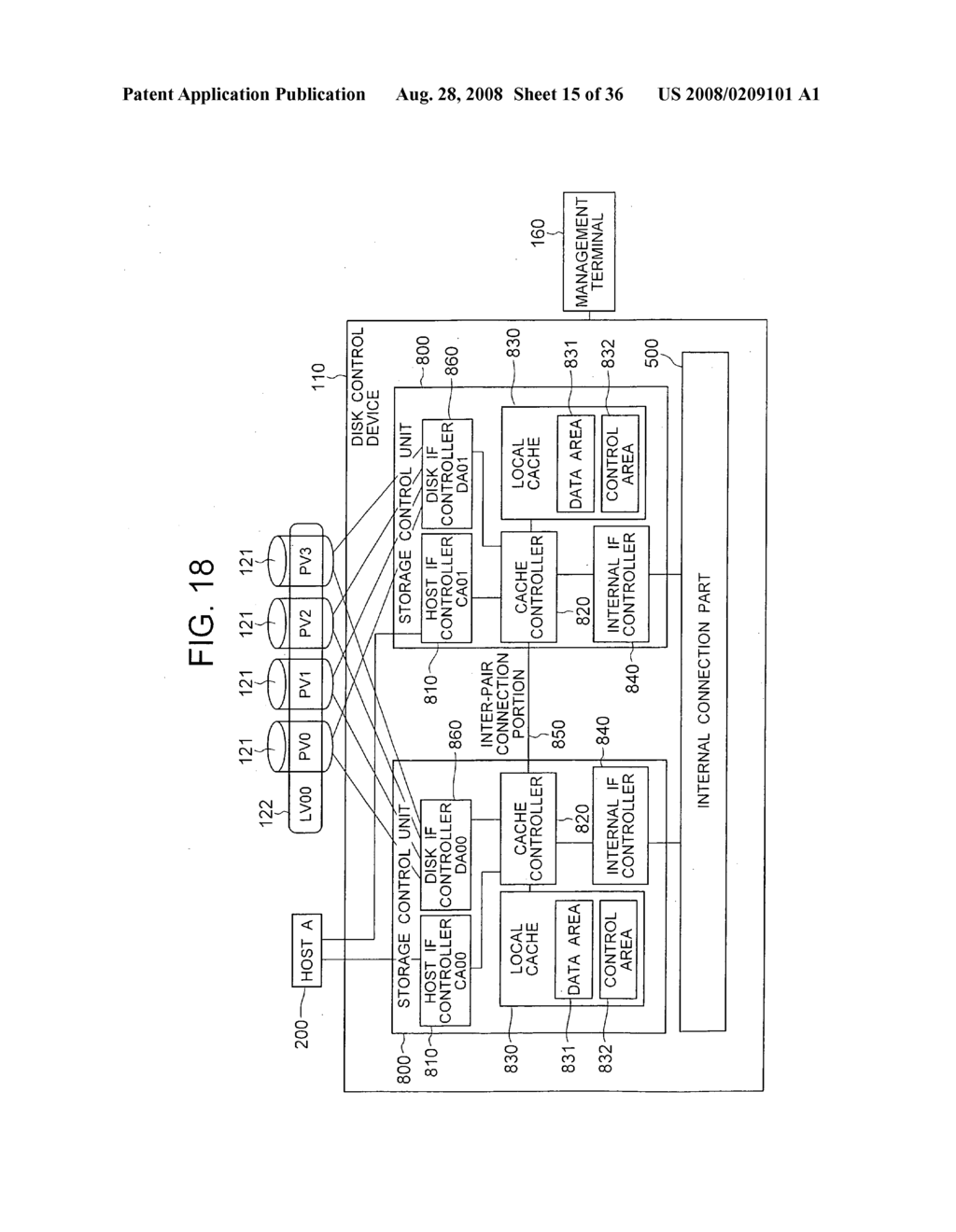 Storage device control apparatus and control method for the storage device control apparatus - diagram, schematic, and image 16
