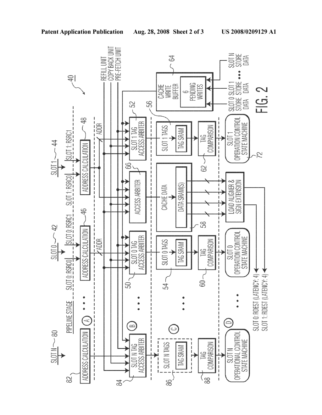 Cache with High Access Store Bandwidth - diagram, schematic, and image 03