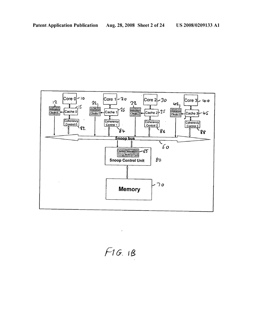 Managing cache coherency in a data processing apparatus - diagram, schematic, and image 03