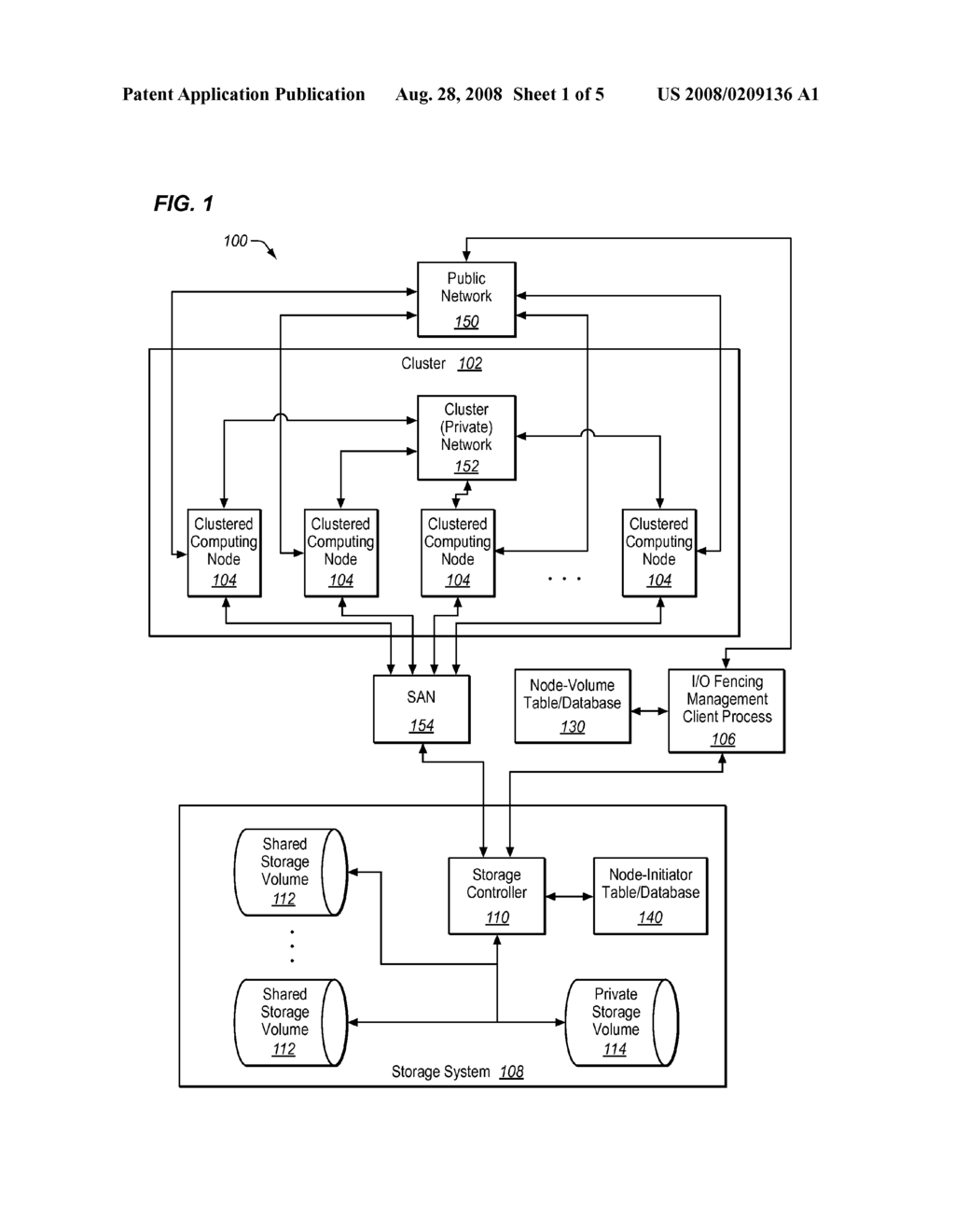 SYSTEM AND METHOD OF STORAGE SYSTEM ASSISTED I/O FENCING FOR SHARED STORAGE CONFIGURATION - diagram, schematic, and image 02