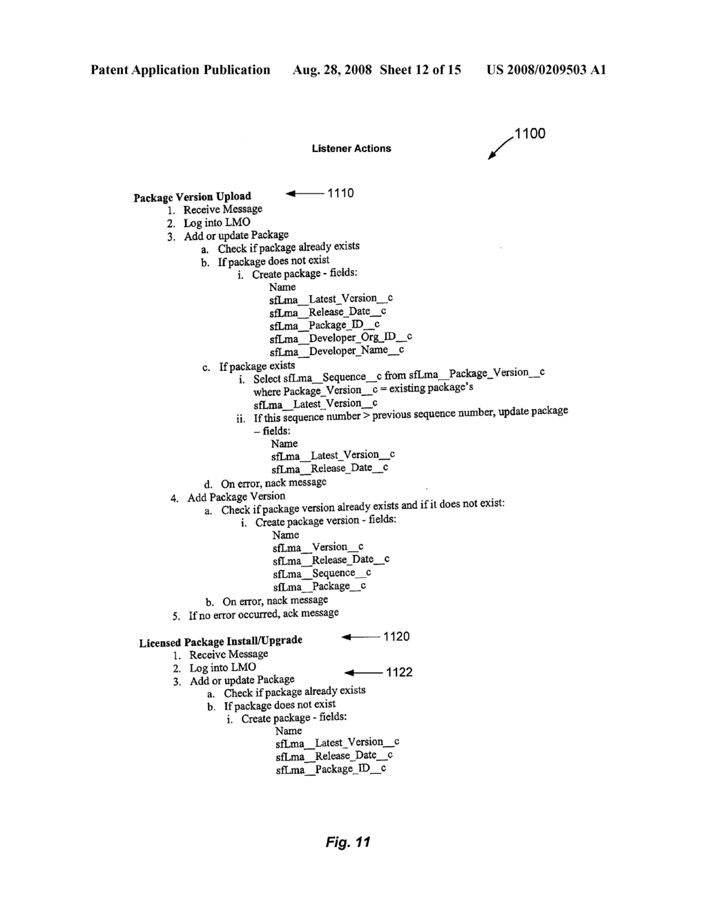 METHOD AND SYSTEM FOR MANAGING LICENSE OBJECTS TO APPLICATIONS IN AN APPLICATION PLATFORM - diagram, schematic, and image 13