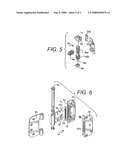 Vertically Adjustable Hinge diagram and image