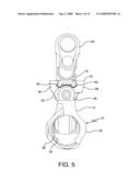 Pivotable accessory mount diagram and image