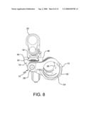 Pivotable accessory mount diagram and image