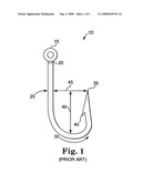 Fish hook made of an in situ composite of bulk-solidifying amorphous alloy diagram and image