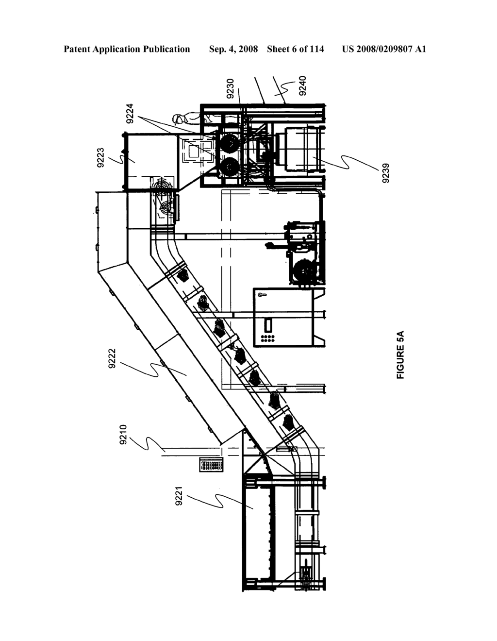 Low Temperature Gasification Facility with a Horizontally Oriented Gasifier - diagram, schematic, and image 07