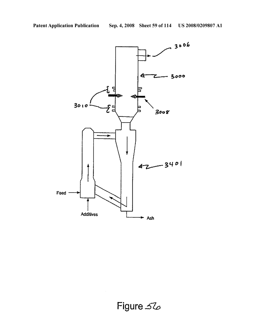 Low Temperature Gasification Facility with a Horizontally Oriented Gasifier - diagram, schematic, and image 60