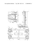 Demountable wall system and method diagram and image