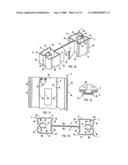 Demountable wall system and method diagram and image