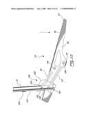 DEVICE FOR HOLDING AND POSITIONING CONSTRUCTION MATERIALS diagram and image