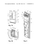 WATER SPILLAGE MANAGEMENT FOR IN THE DOOR ICE MAKER diagram and image