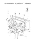 GLASSWARE FORMING MACHINE MOLDS OPENING/CLOSING DEVICE diagram and image