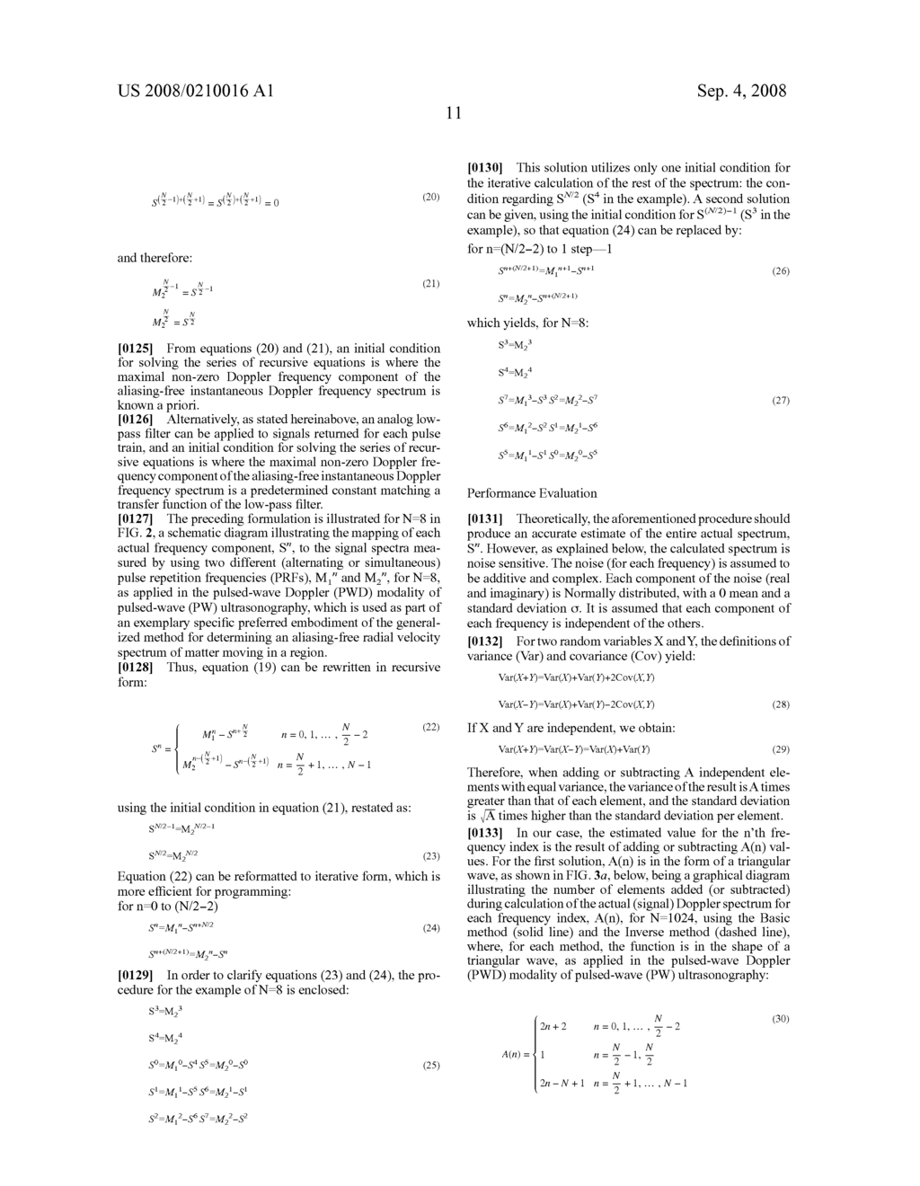 Using Pulsed-Wave Ultrasonography For Determining an Aliasing-Free Radial Velocity Spectrum of Matter Moving in a Region - diagram, schematic, and image 24