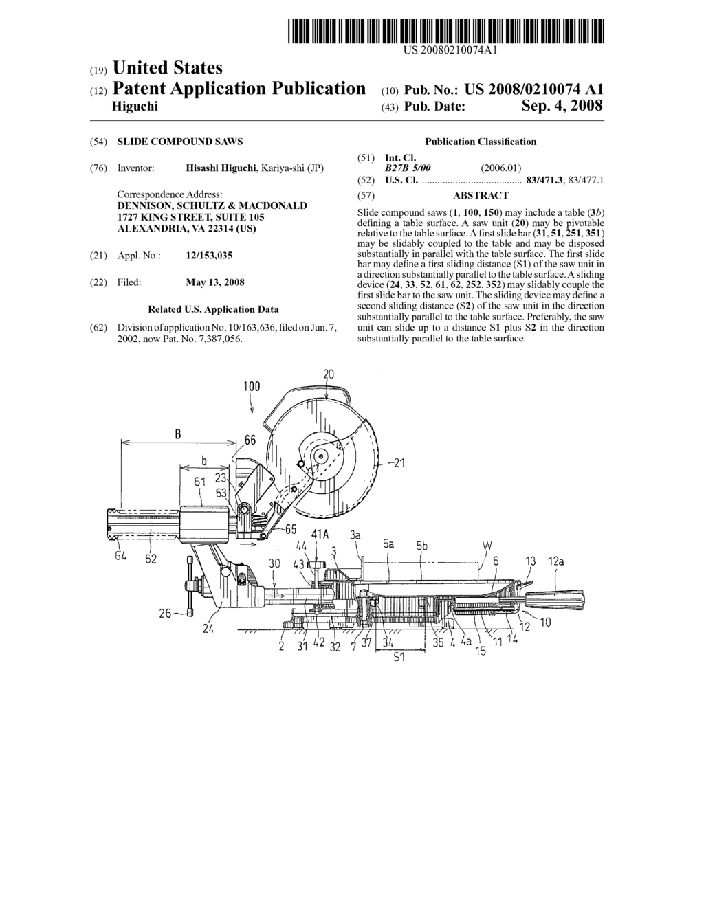 Slide compound saws - diagram, schematic, and image 01