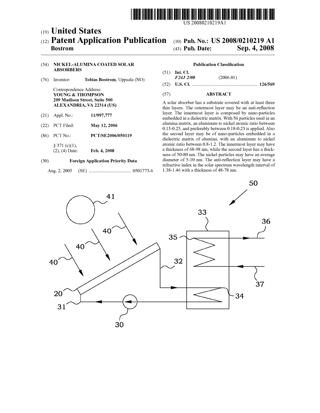 Nickel-Alumina Coated Solar Absorbers - diagram, schematic, and image 01