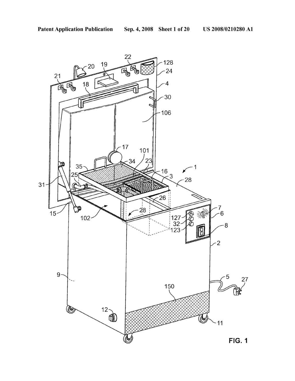 Multipurpose Aqueous Parts Washer - diagram, schematic, and image 02