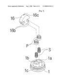 Cartridge of Water Supply Valve diagram and image