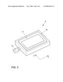 Motor vehicle having a touch screen diagram and image