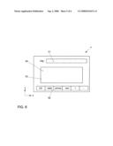 Motor vehicle having a touch screen diagram and image