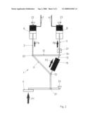 Motor Vehicle Brake Power Proportioning Method and Device with an Elastic Element diagram and image