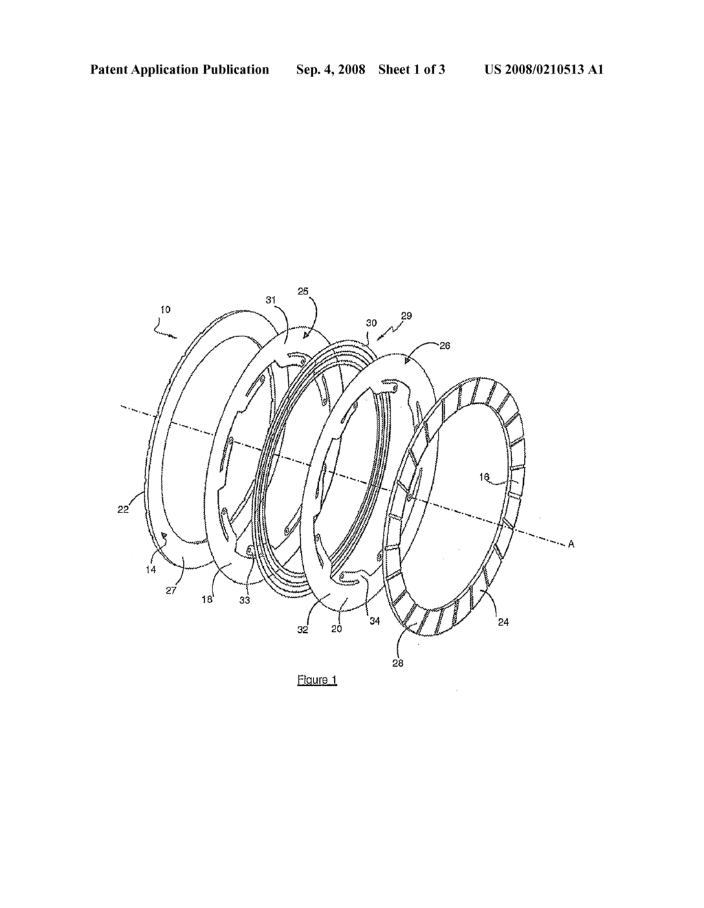 Smooth Engagement Element For Clutch Friction Disc - diagram, schematic, and image 02