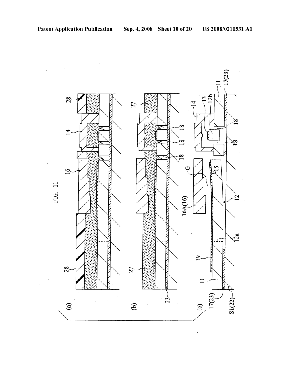 Micro-switching device and manufacturing method for the same - diagram, schematic, and image 11